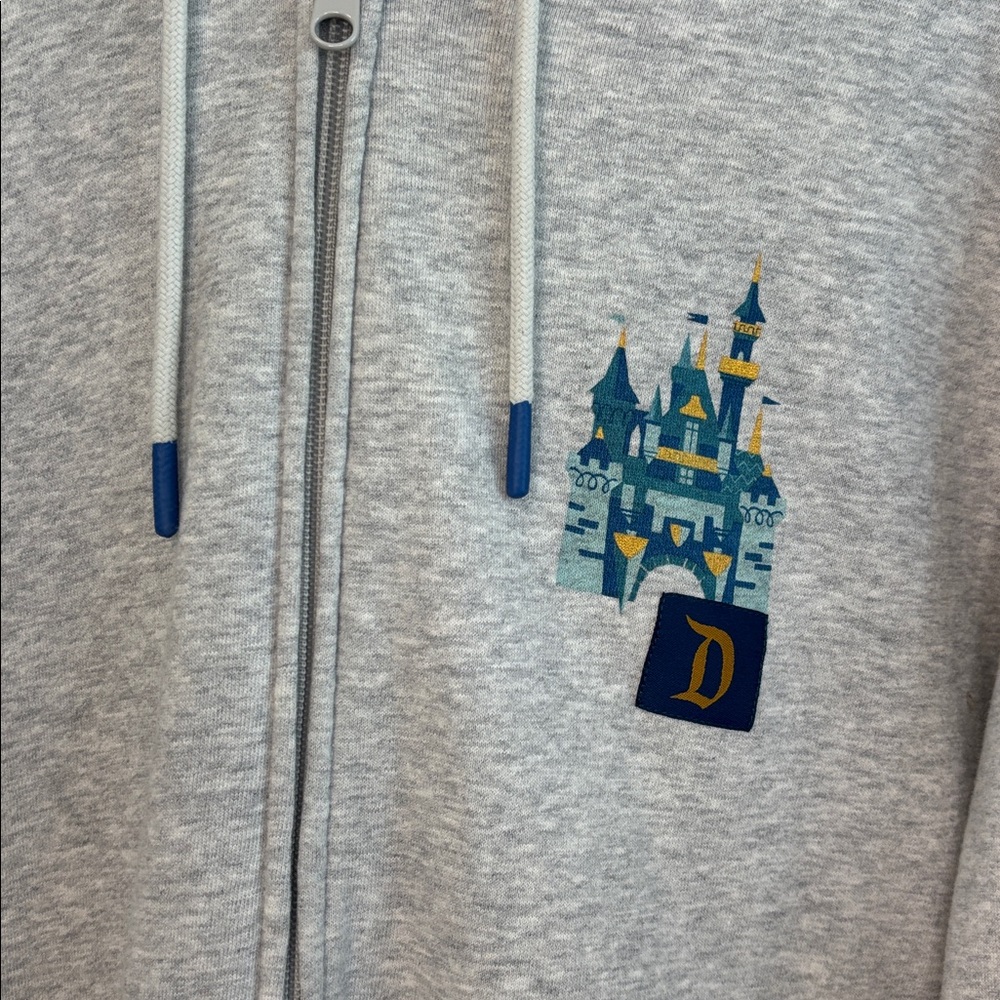 Disneyland Icons Pullover Grey Men's Hoodie M - Picture 4 of 12
